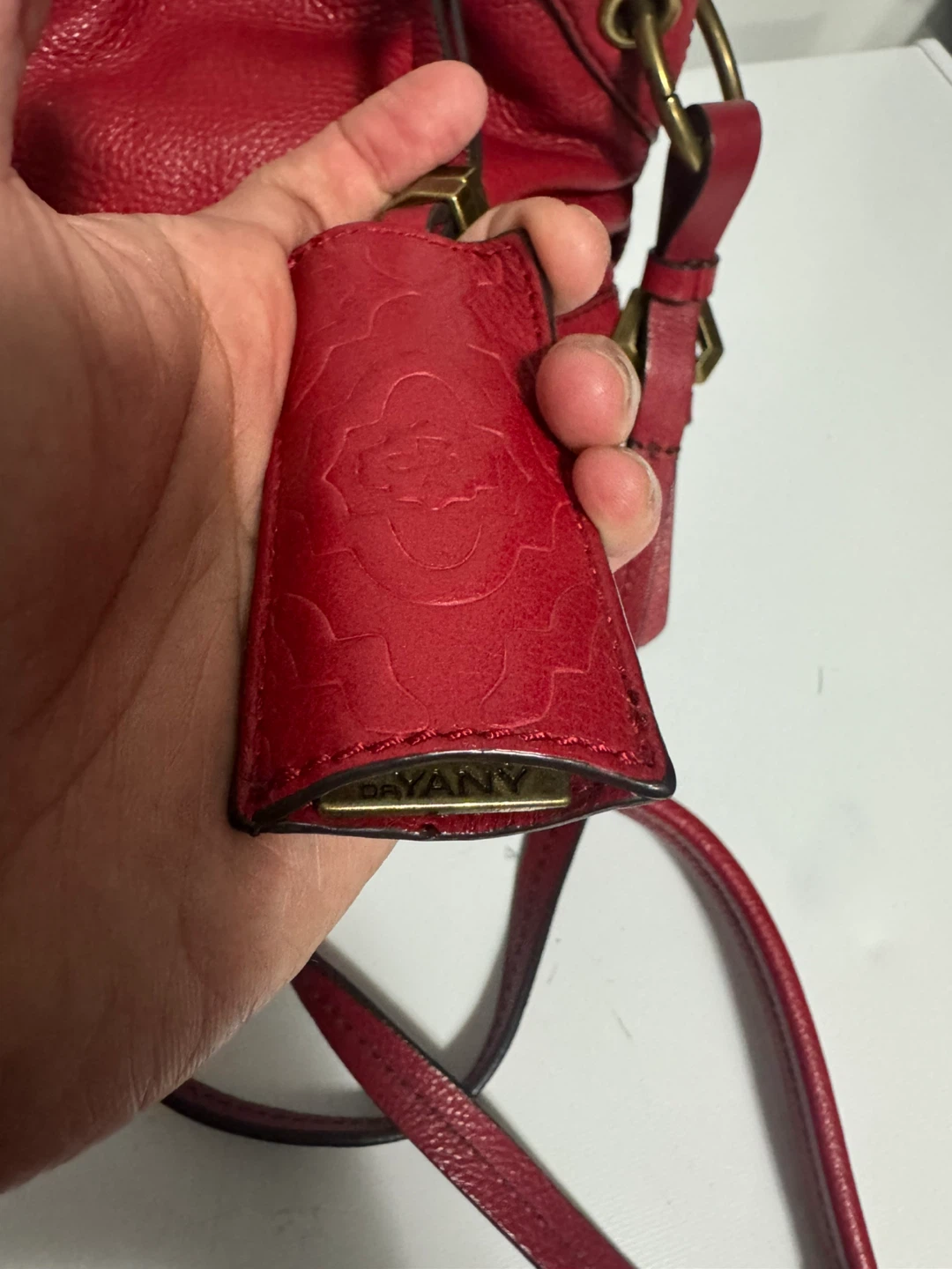 Oryany red leather Satchel Handbag - photo 5