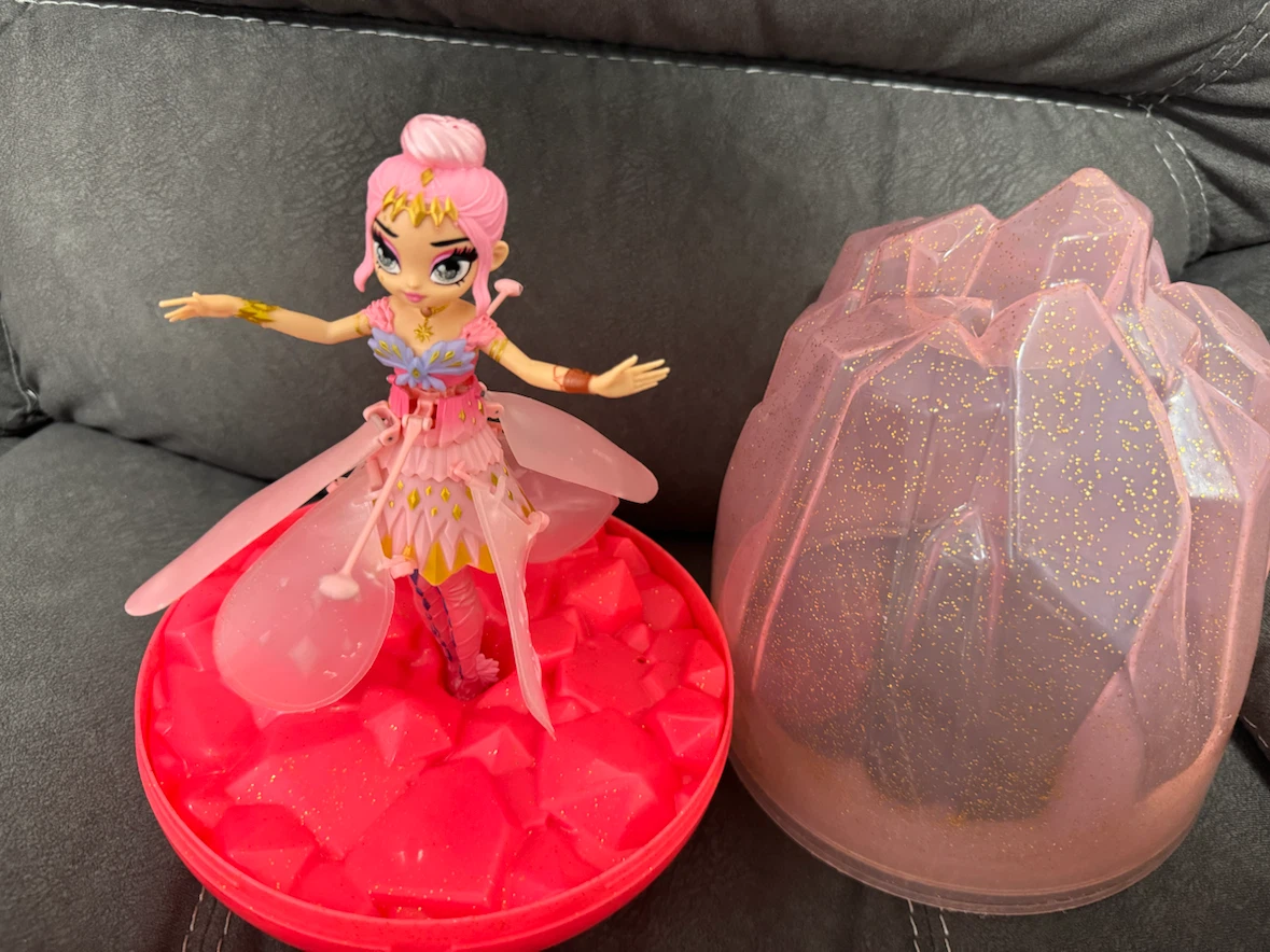 flying fairy Doll with Crystal Pod