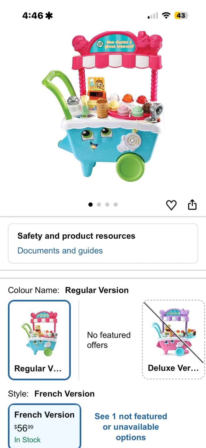 LeapFrog Scoop & Learn Ice Cream Cart - photo 3