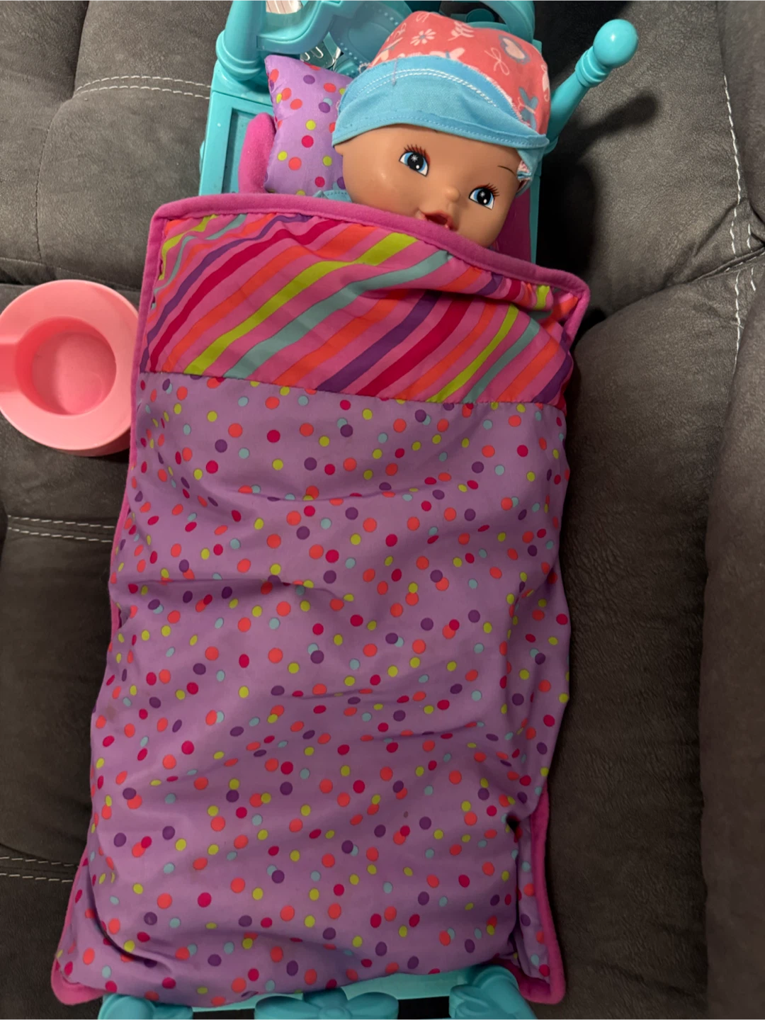 Doll Bedding Set with Butterfly Chair - photo 2