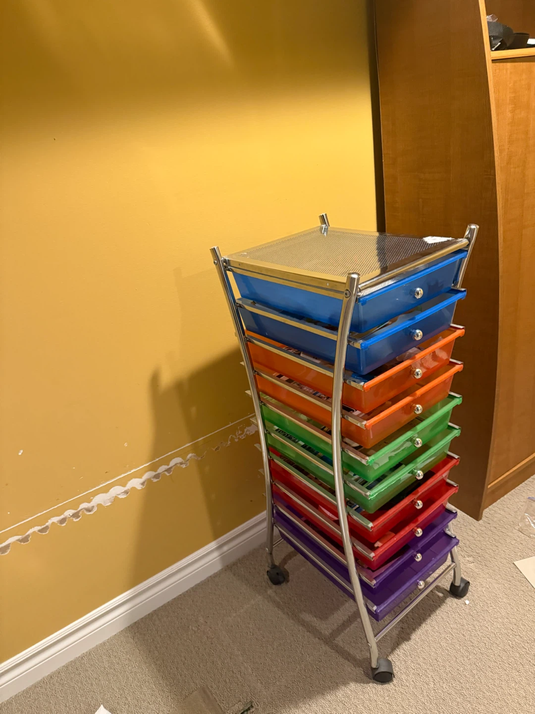 10 Drawer Rolling Storage Cart - photo 2