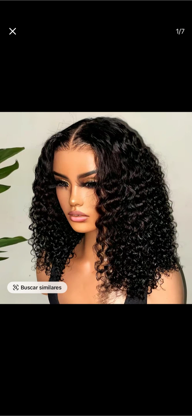 Curly Bob Wig