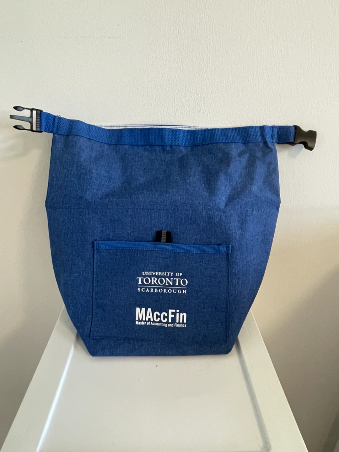 University of Toronto Scarborough MAccFin Blue Roll-Top Bag