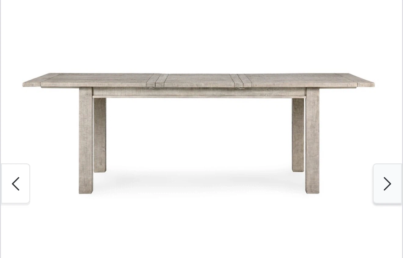 71" Extends To 94" Driftwood Dining Table - photo 3