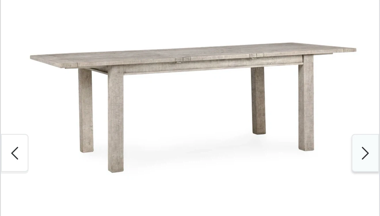 71" Extends To 94" Driftwood Dining Table - photo 4