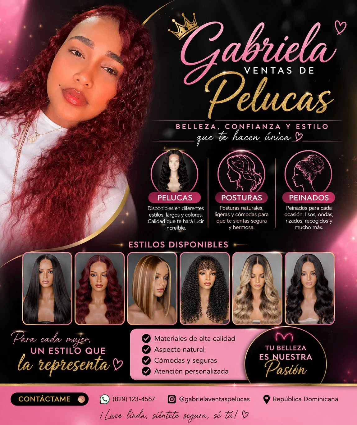 Gabriela Pelucas - High Quality Wigs