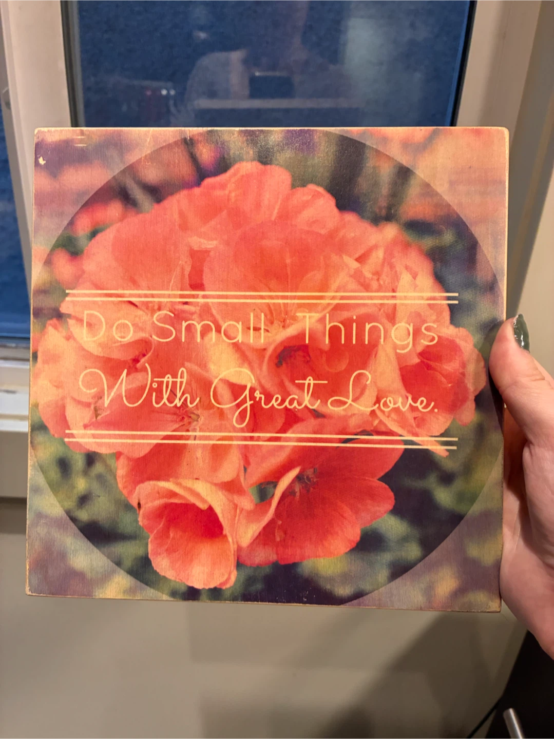 Wood Wall Art "Do Small Things With Great Love"