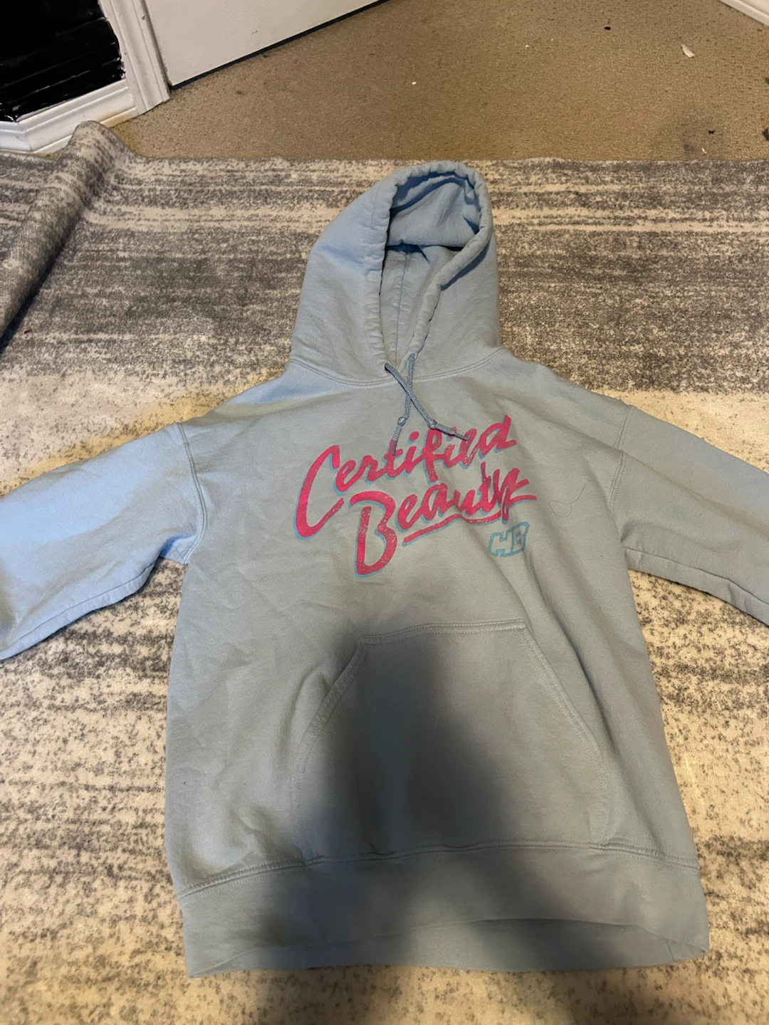 Light Blue "Certified Beauty" Hoodie