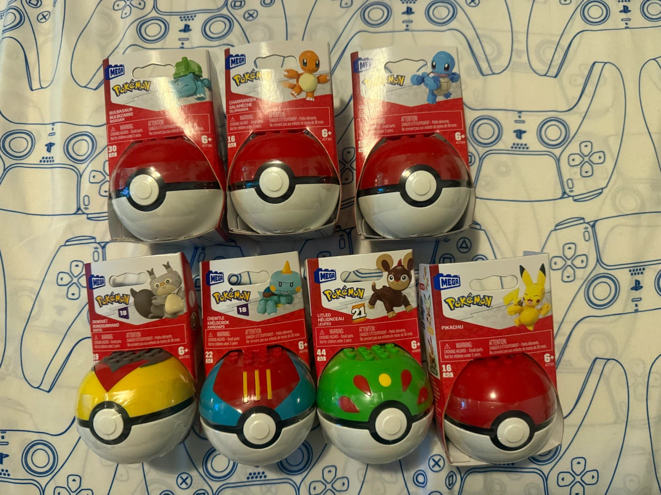 Mega Construx Pokemon Poke Ball Character Sets