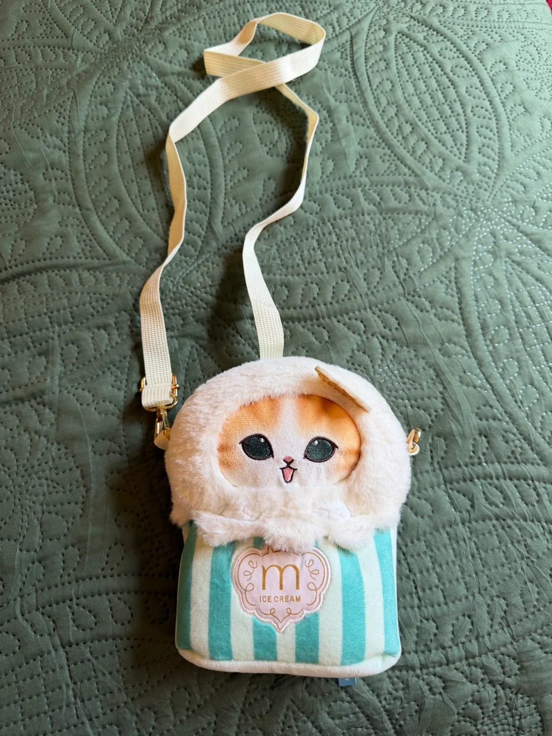 Cute mofusand Cat Ice Cream Purse