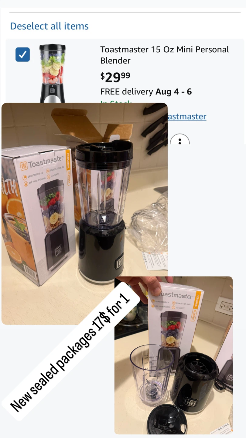 Toastmaster 15 Oz Personal Blender