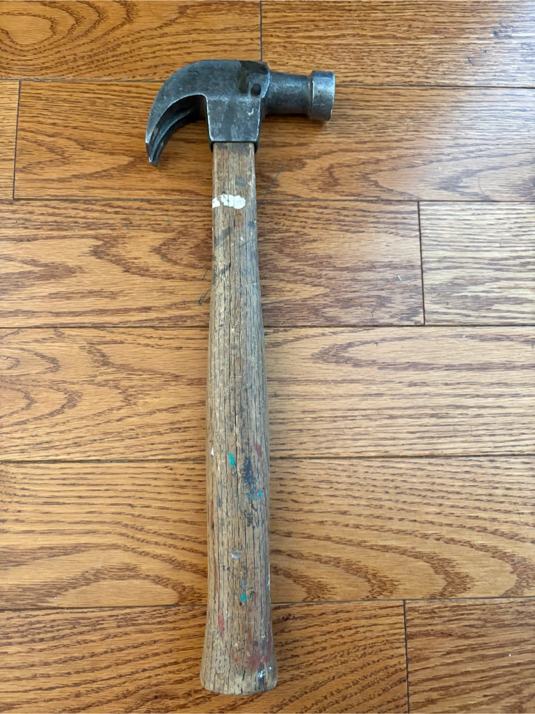 Vintage Claw Hammer with Wooden Handle