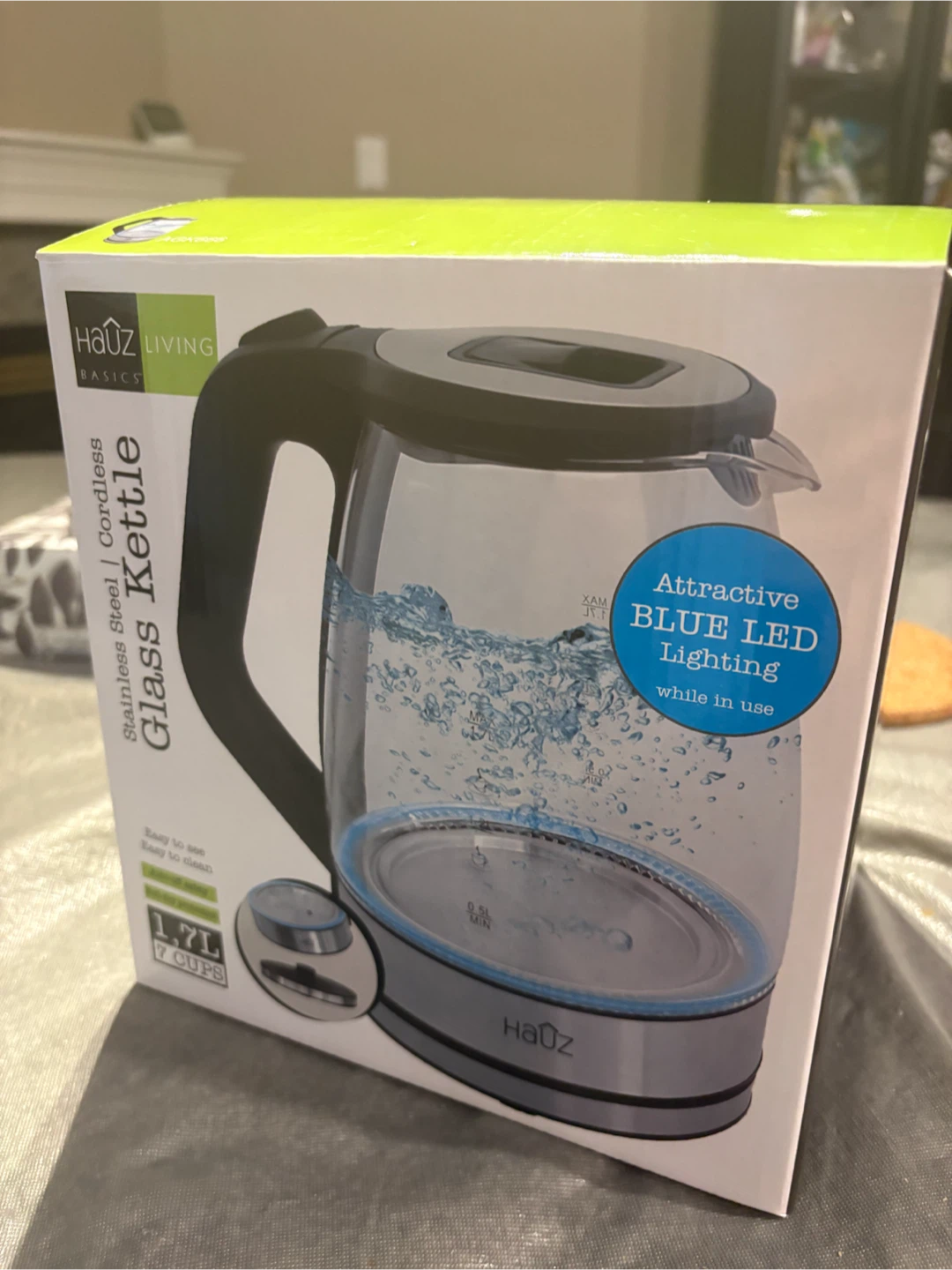 Brand New Cordless Glass Kettle 1.7L