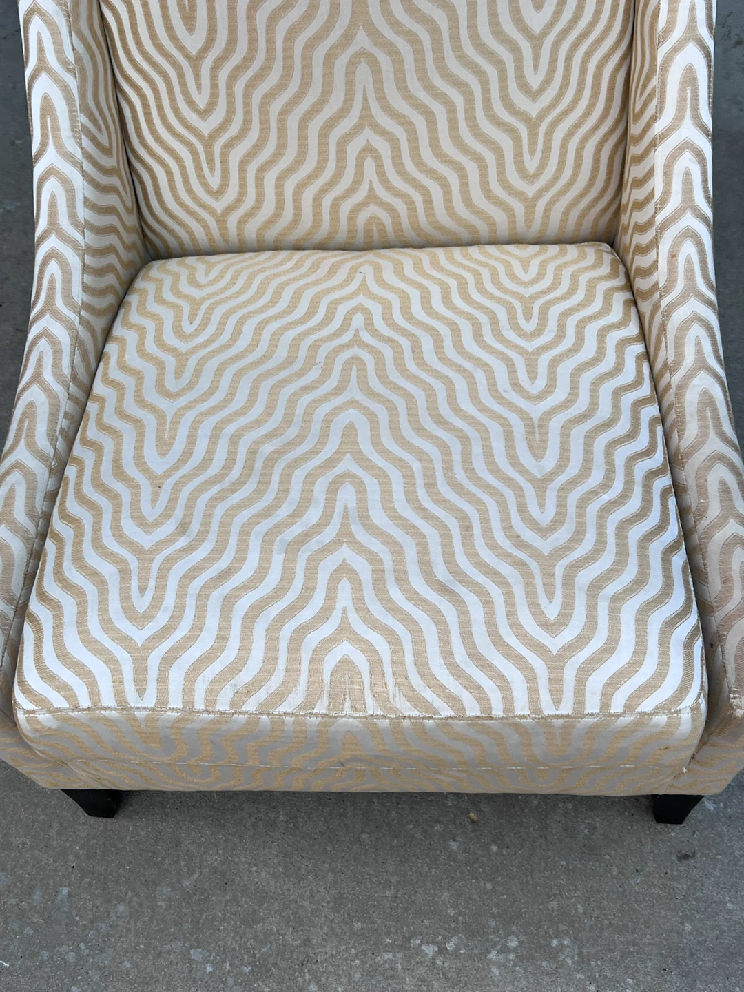 Accent Chair with Wave Pattern - photo 5