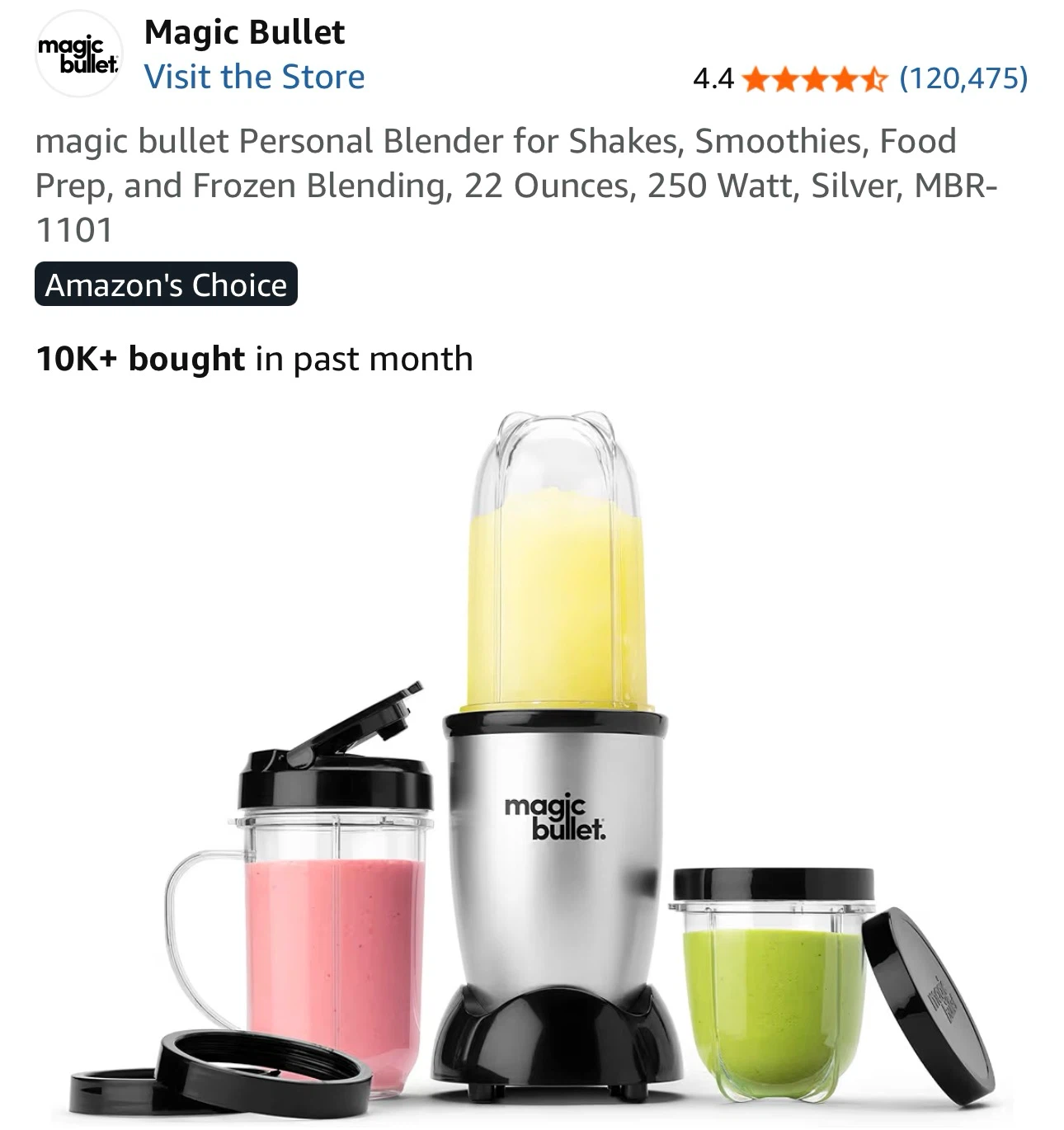 Magic Bullet Personal Blender - photo 4