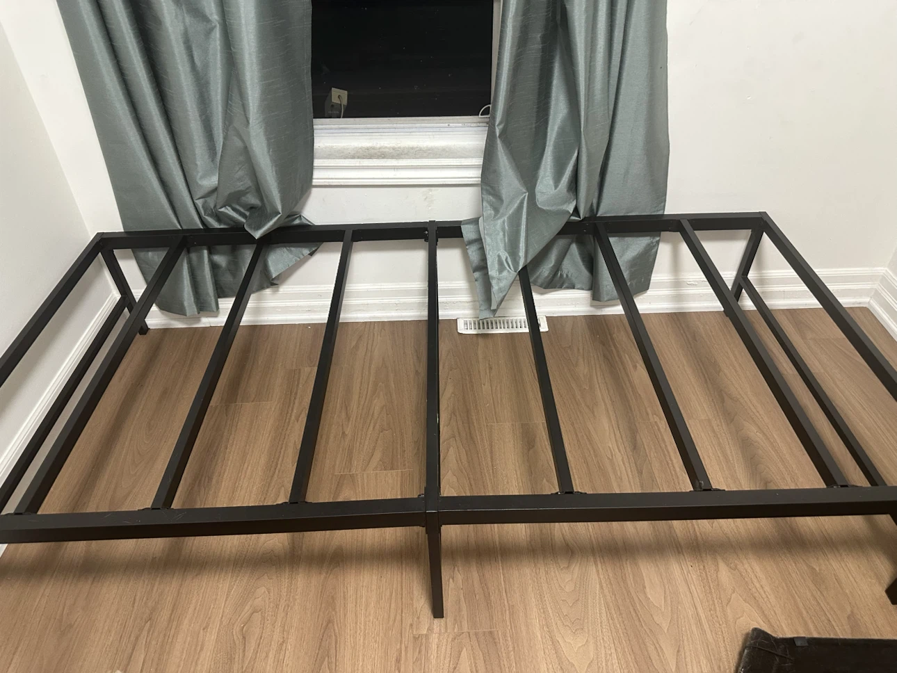 Black Metal Bed Frame - photo 2
