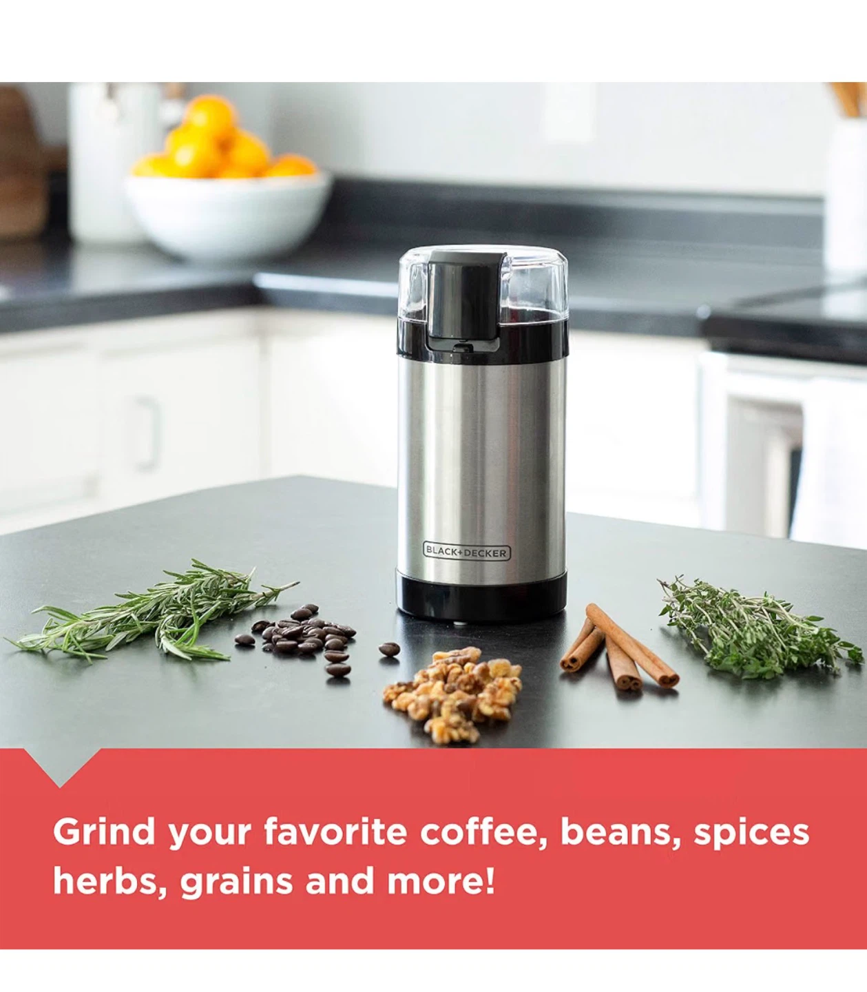 BLACK+DECKER One-Touch Coffee & Spice Grinder - photo 2