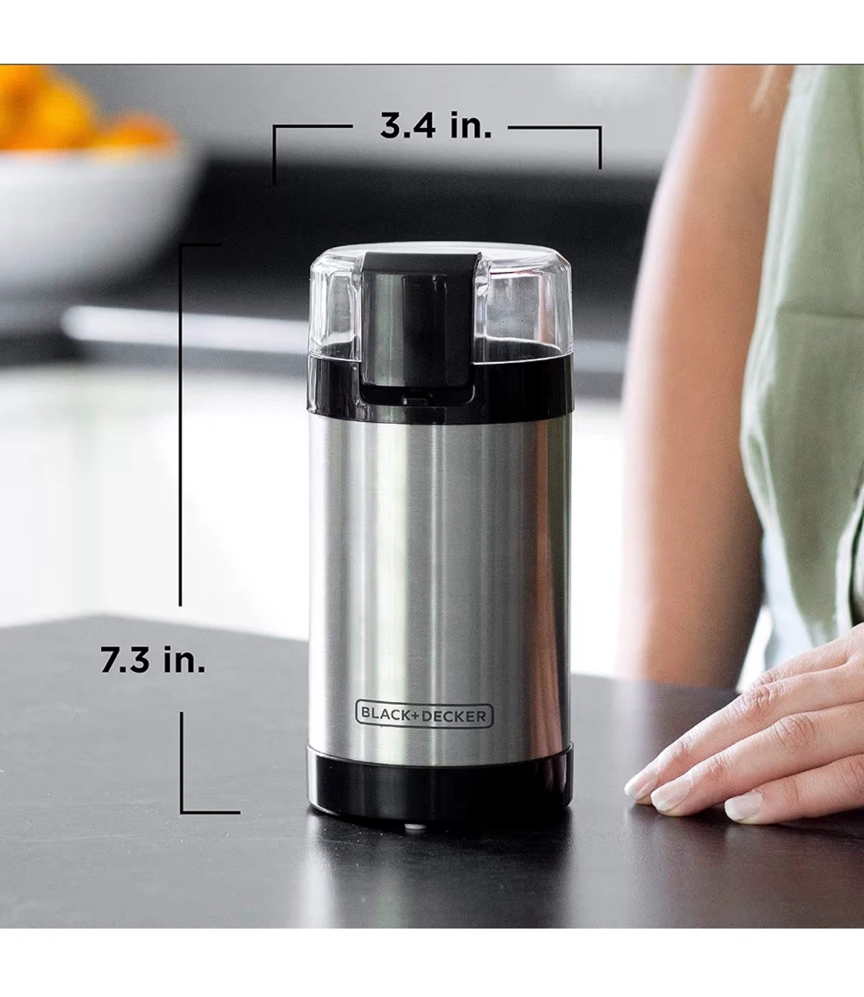 BLACK+DECKER One-Touch Coffee & Spice Grinder - photo 3