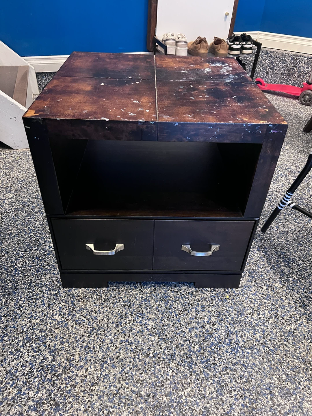 End Table Nightstand with Drawer Storage - photo 2