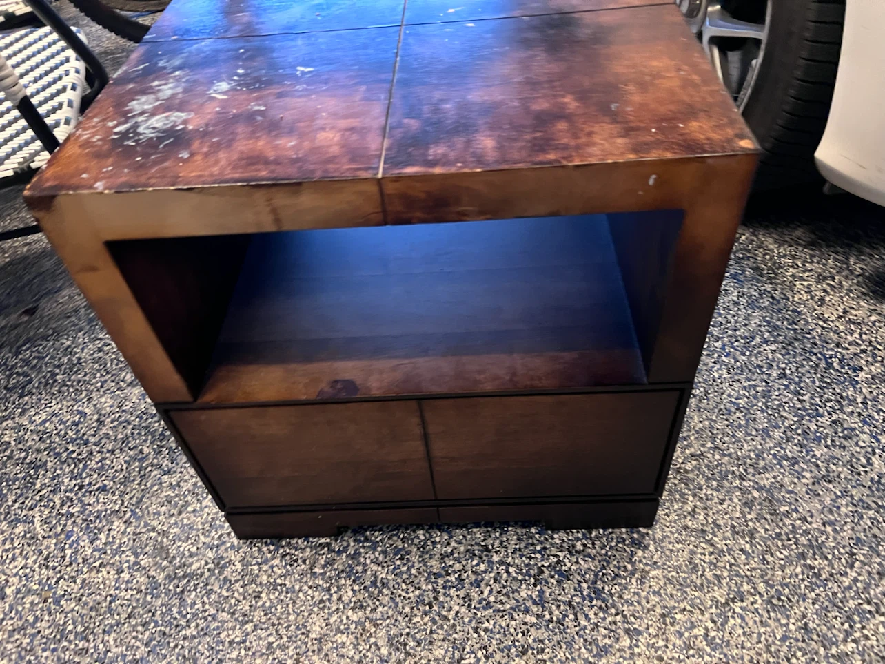 End Table Nightstand with Drawer Storage - photo 5