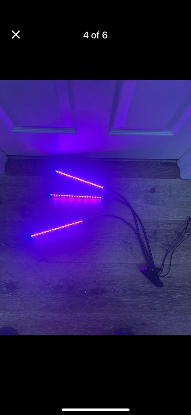 3-Head LED Grow Light-Adjustable Full Spectrum - photo 4