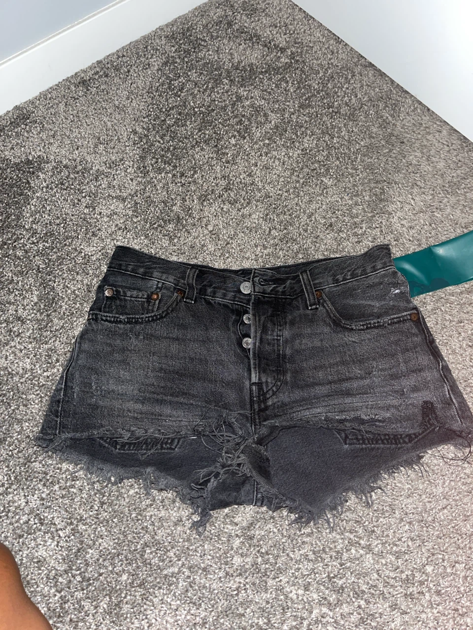 Levi's 501 Denim Shorts Mid rise - photo 2