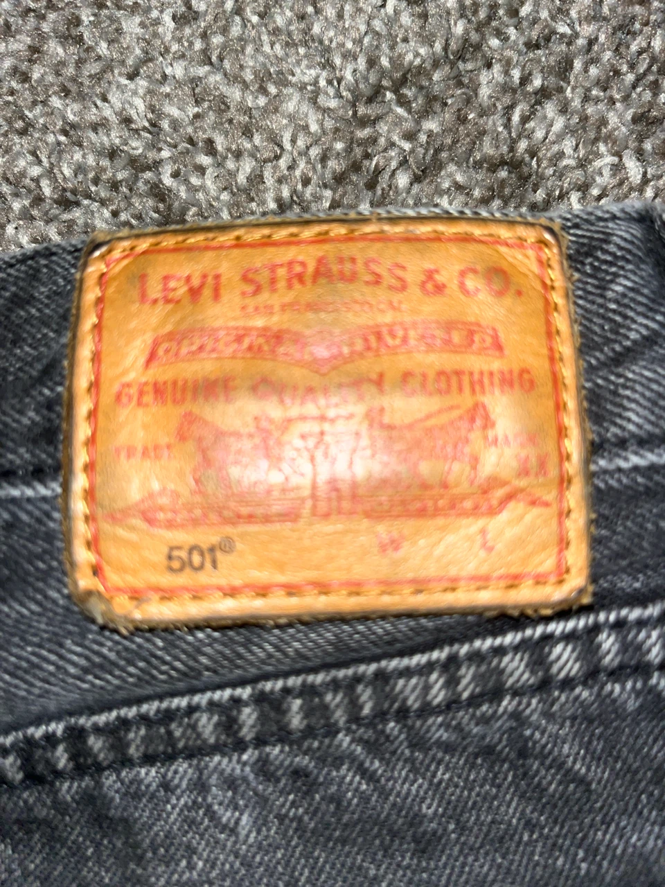 Levi's 501 Denim Shorts Mid rise - photo 3