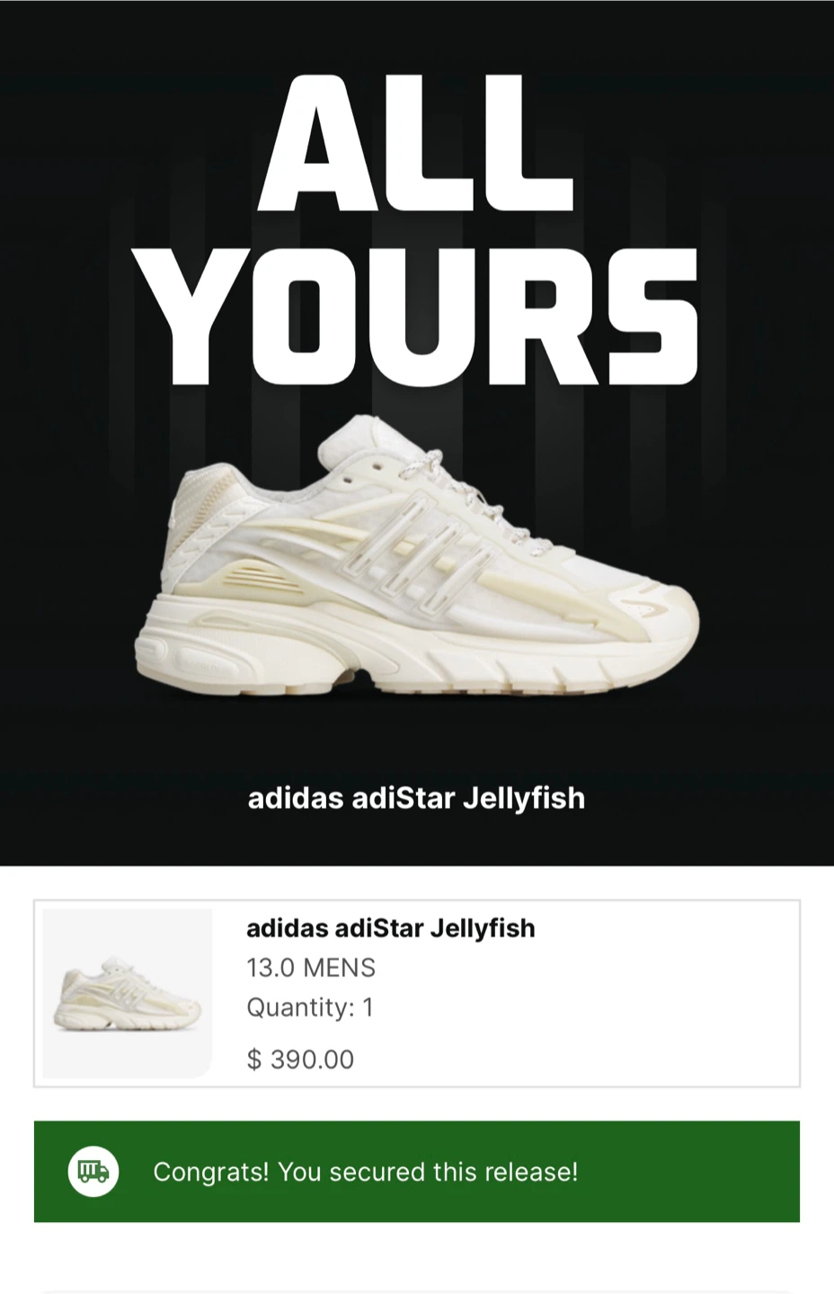 Adidas Jellyfish Pharrell Williams White size 13