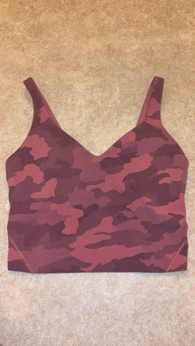 Lululemon Camo Sports Bra Top