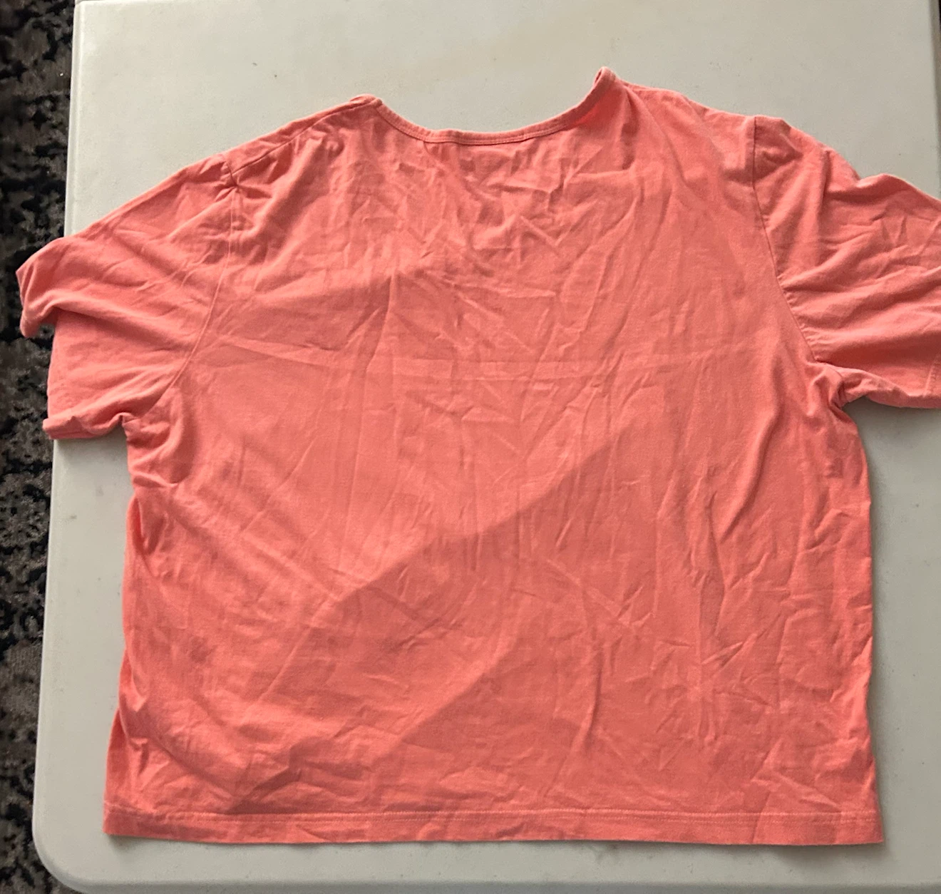 Carroll Reed 1X V-Neck 100% Cotton Peach Shirt - photo 5