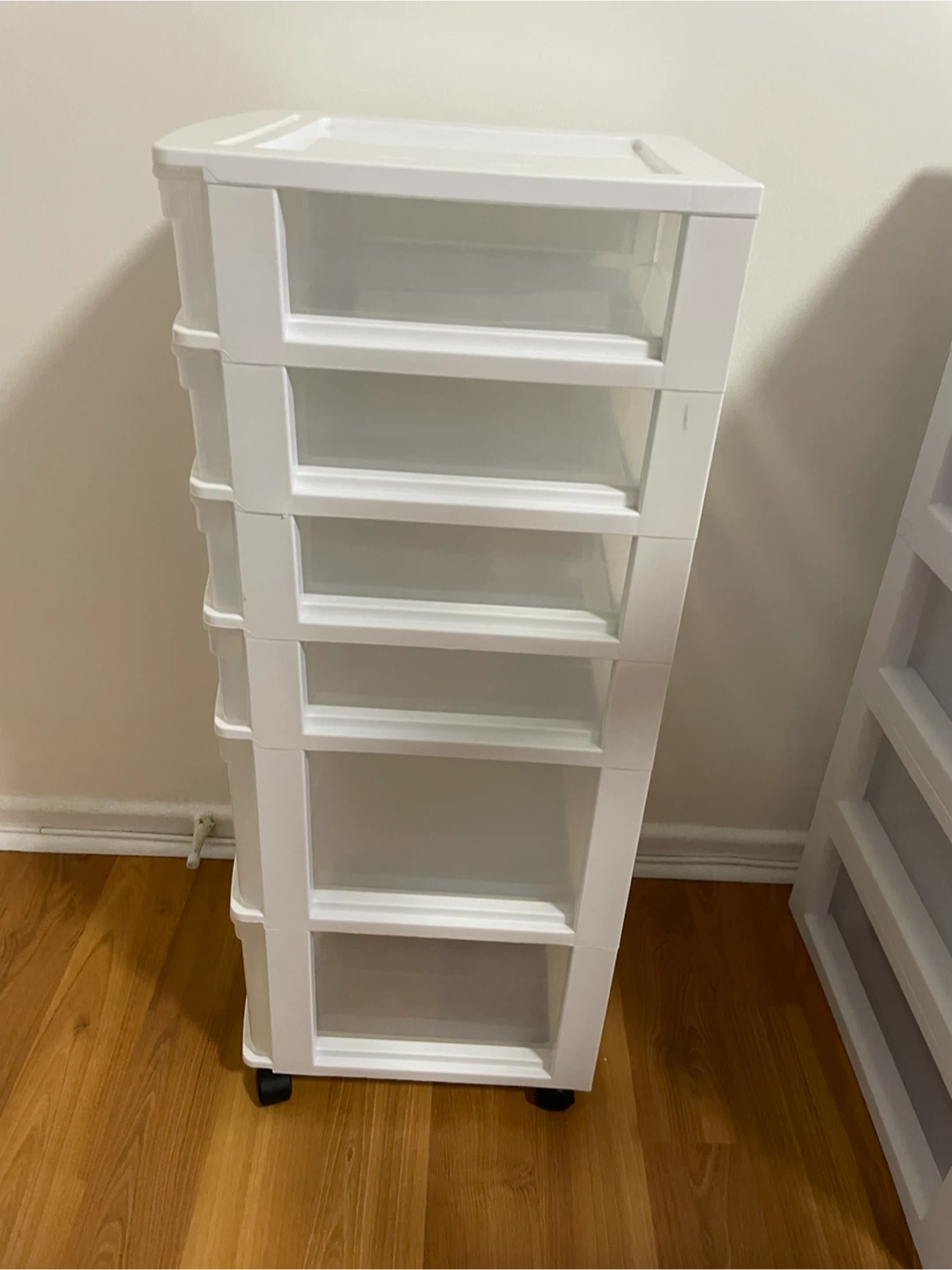 Clear Plastic Drawer Storage Unit - photo 2