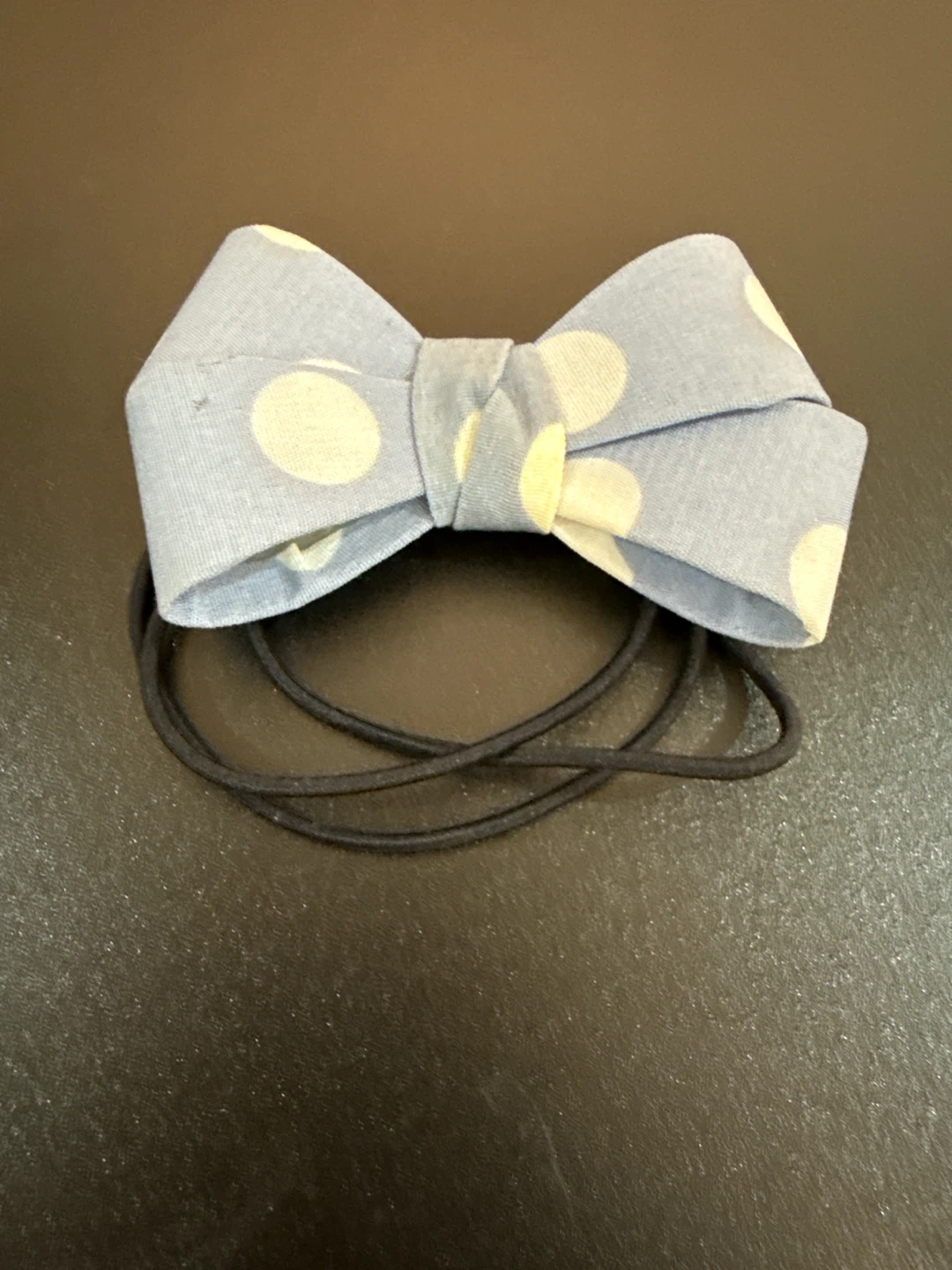 Polka Dot Bow Hair Tie