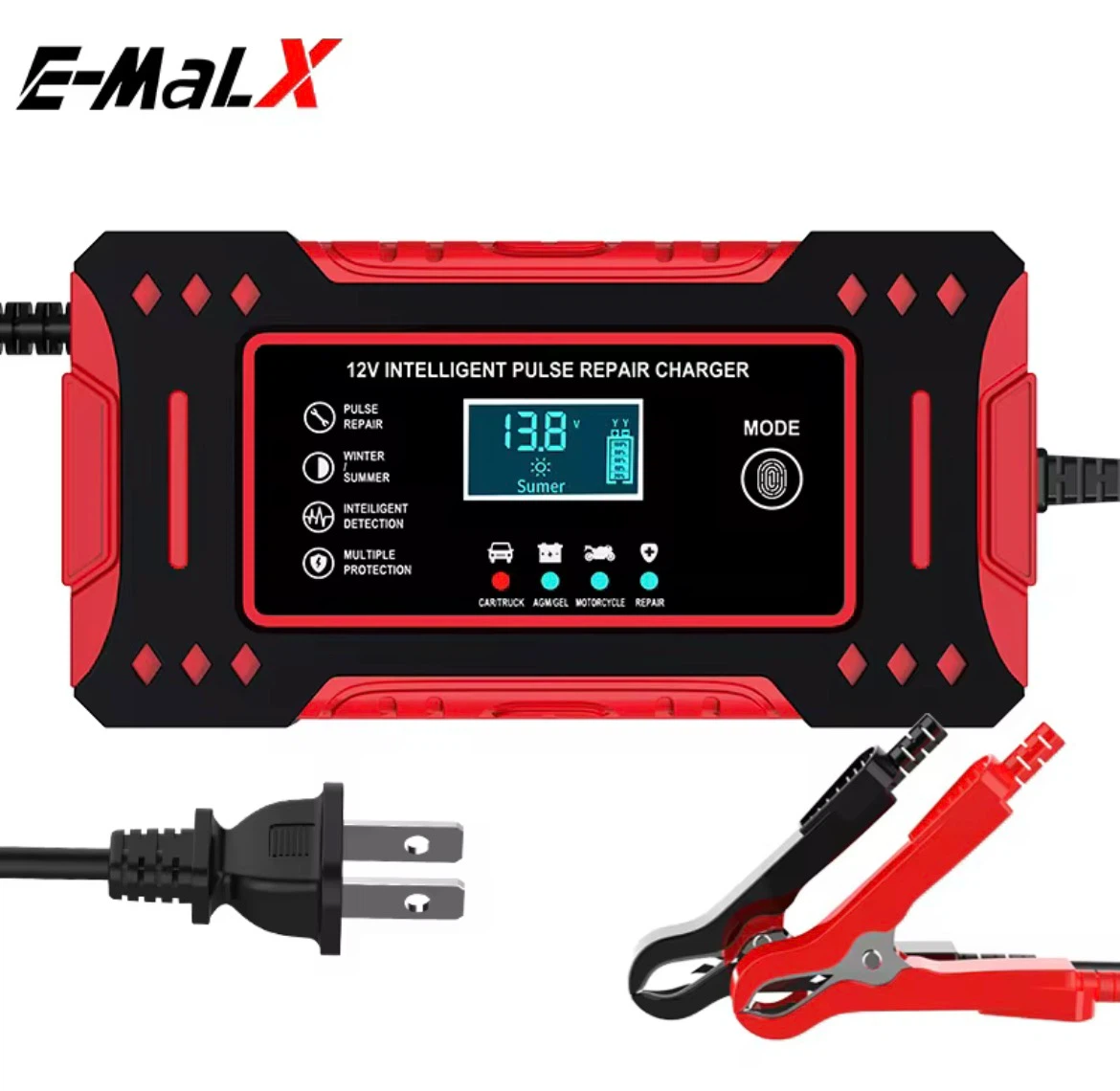 12V Intelligent Pulse Repair Smart Charger