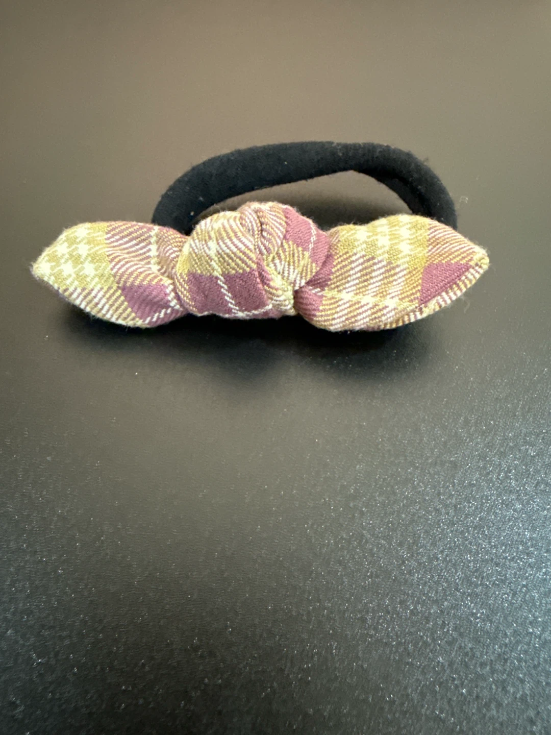 Tartan Plaid Bow Scrunchie