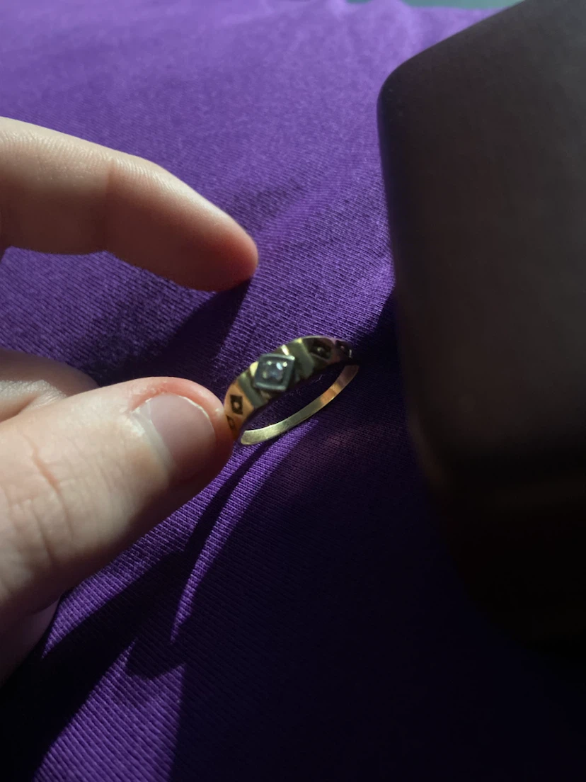 Grand dad wedding ring real gold - photo 2