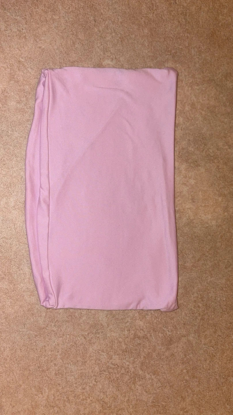 Pink Strapless Top medium