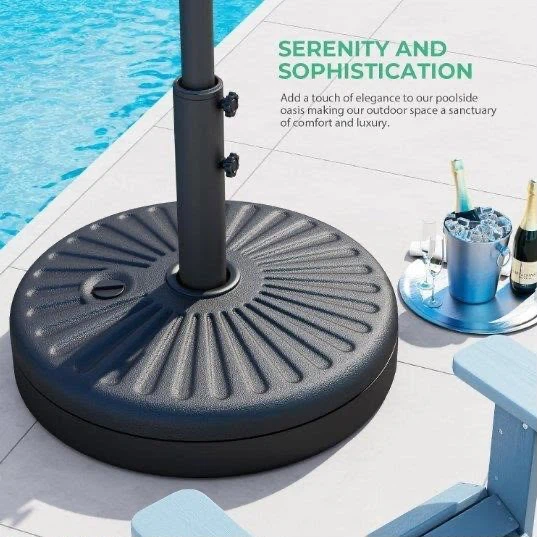 Black Patio Umbrella Base