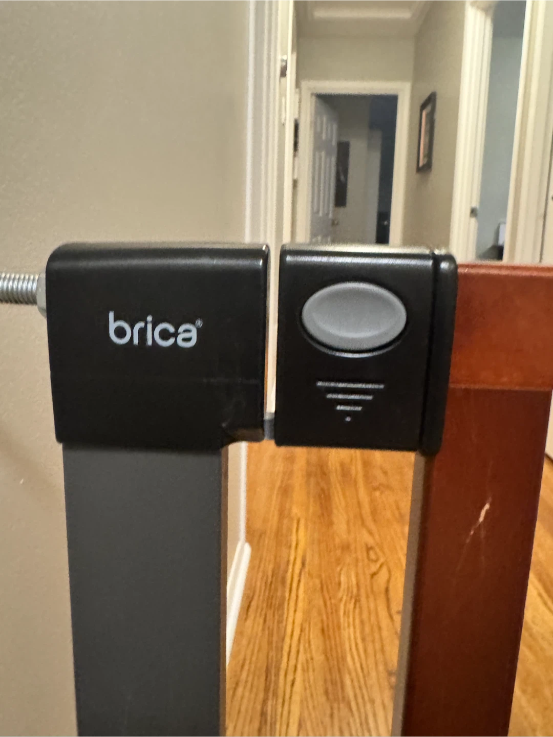 Brica Adjustable Baby Gate – Top of Stairs – Good Condition - photo 2