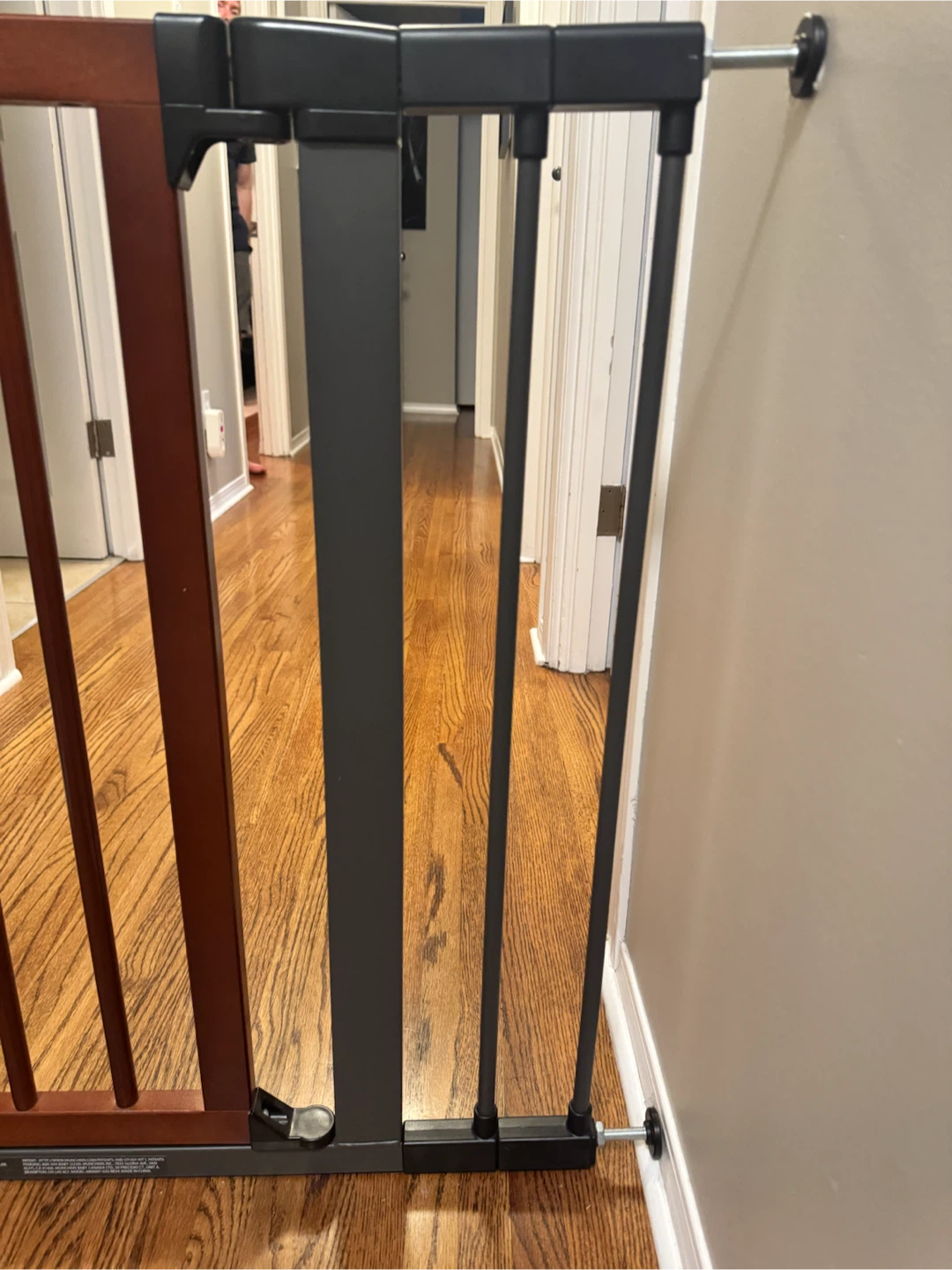 Brica Adjustable Baby Gate – Top of Stairs – Good Condition - photo 3