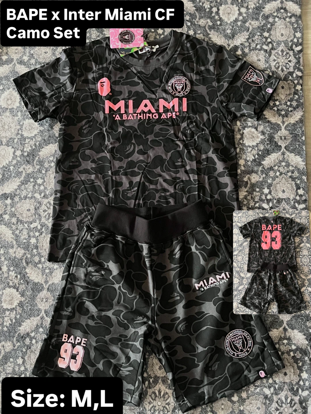BAPE x Inter Miami CF Camo Set