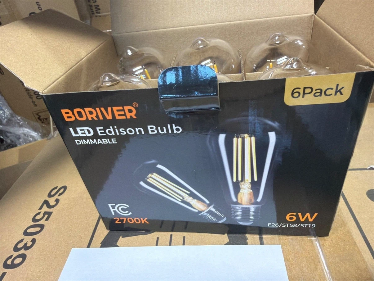 BORIVER LED Edison Bulbs - 6 Pack - photo 5