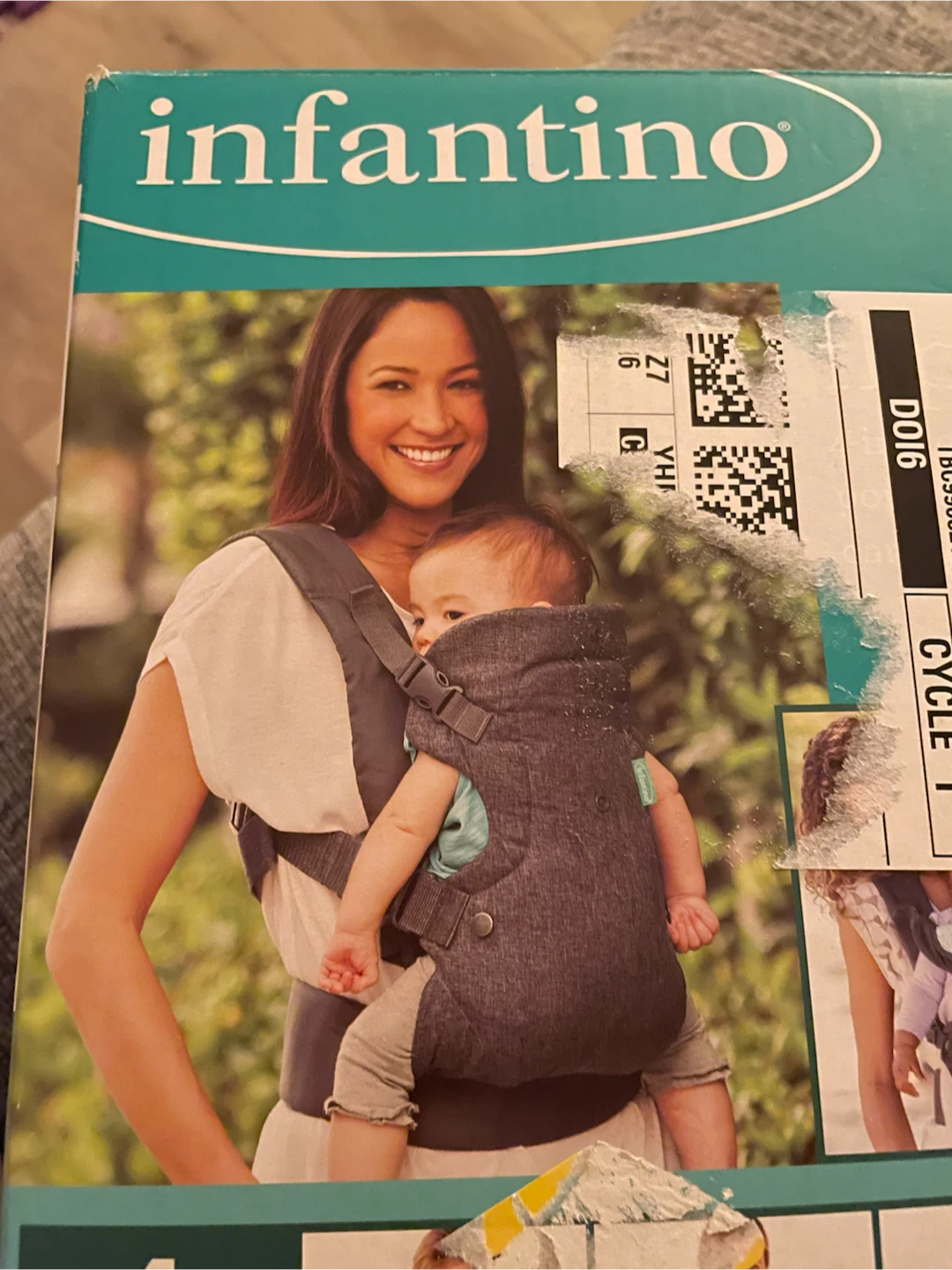 Infantino Baby Carrier Convertible Ergonomic, Gray - photo 4