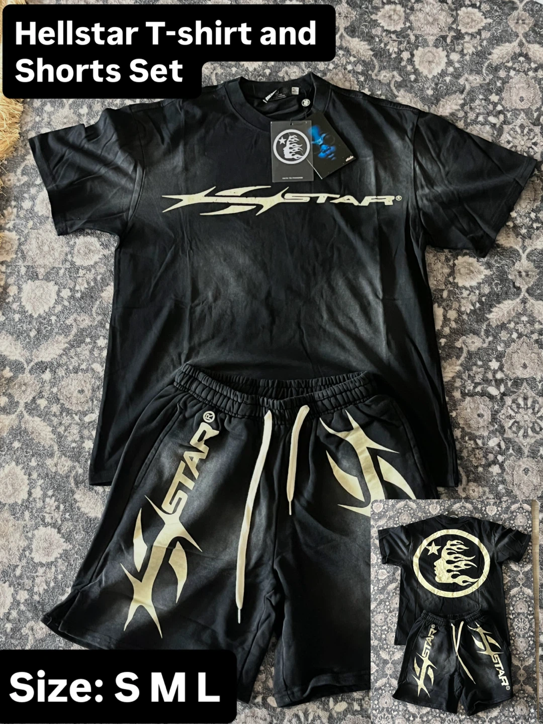Hellstar T-shirt and Shorts Set
