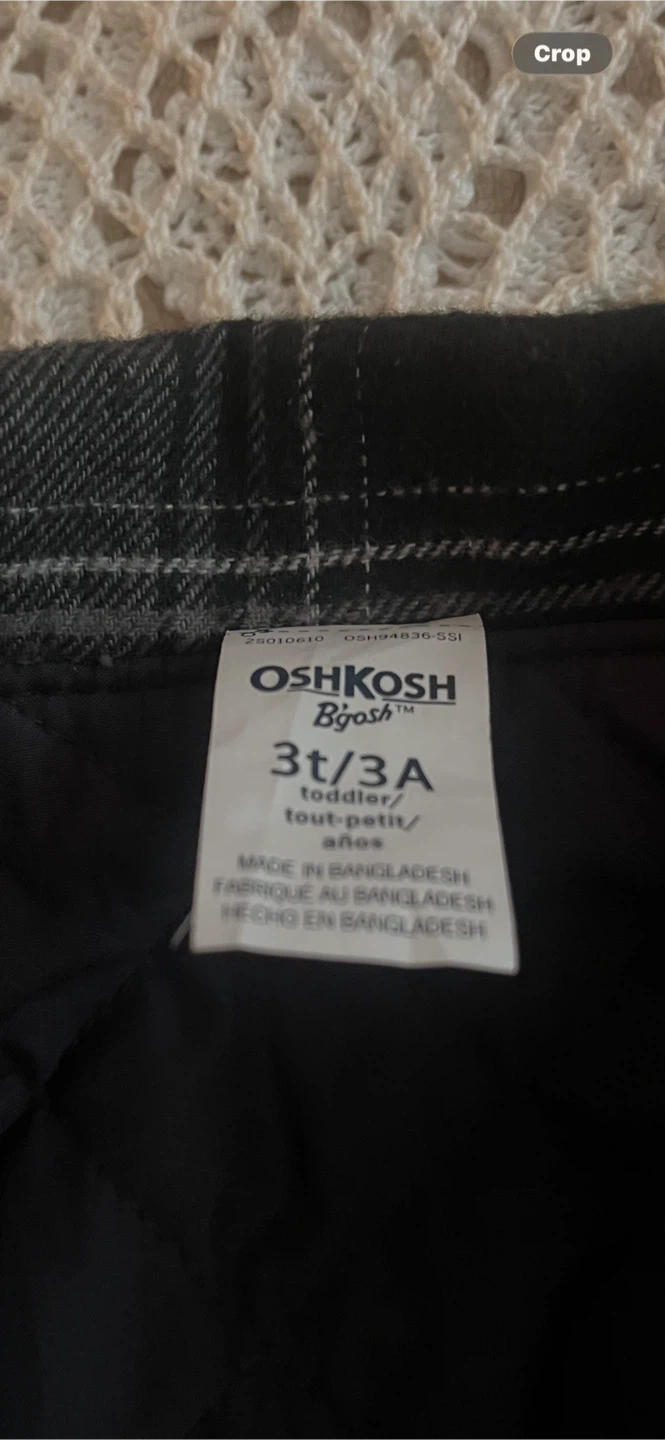 OshKosh B'gosh Plaid Jacket - 3T - photo 2