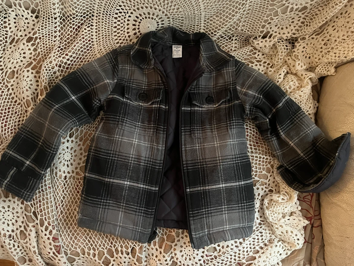 OshKosh B'gosh Plaid Jacket - 3T - photo 3