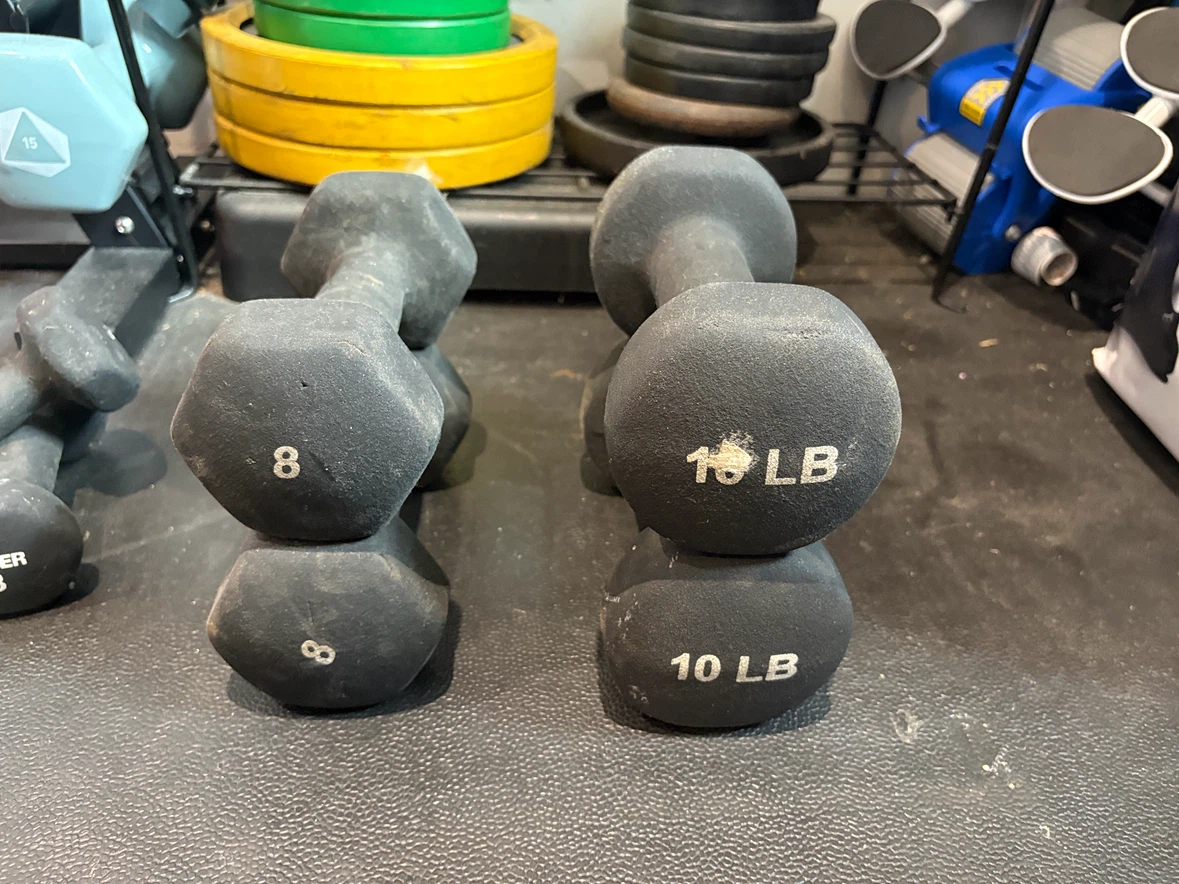 Assorted Dumbbells - 2lb, 3lb, 5lb, 8lb, 10lb - photo 3