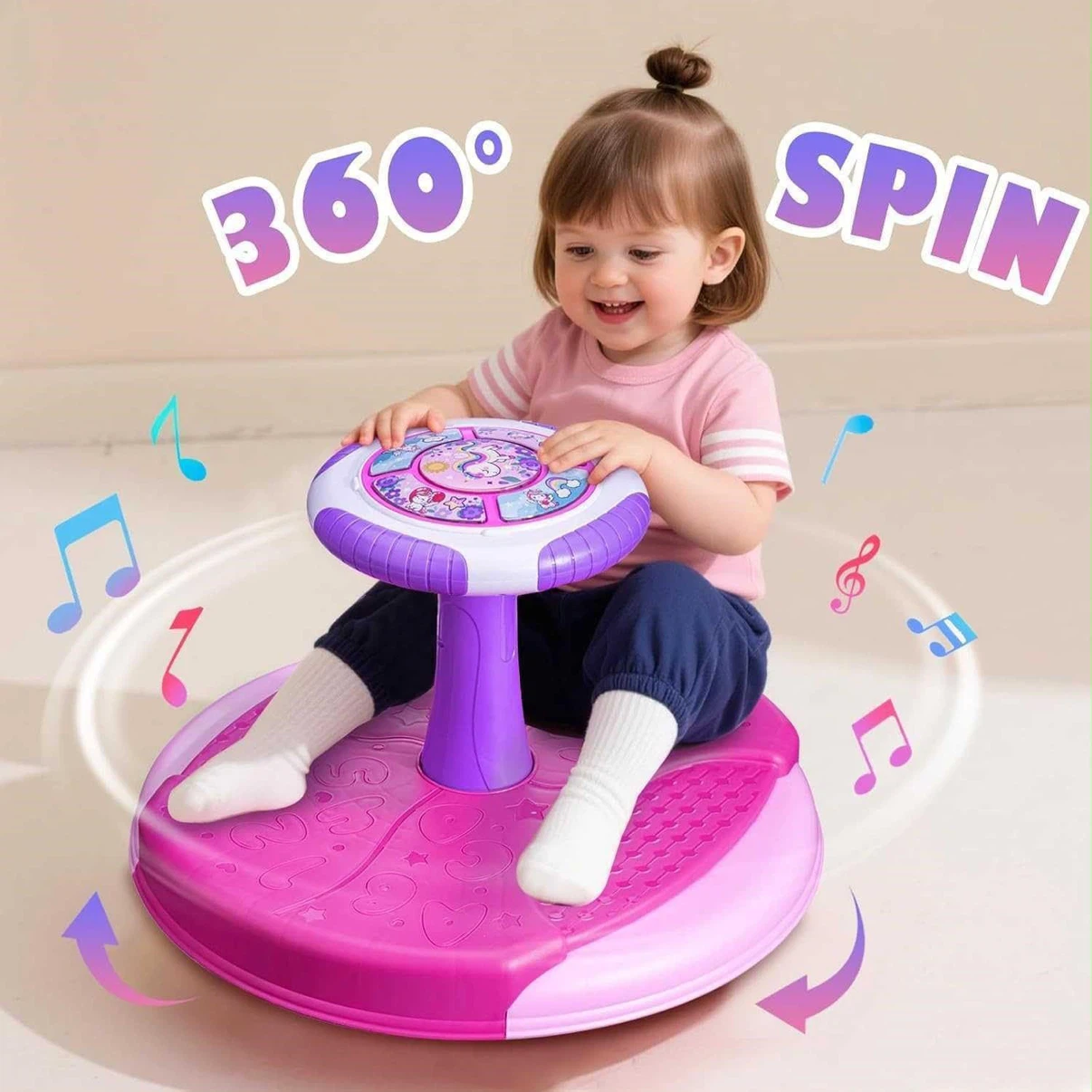Sit and Spin Toddler Musical Toy - photo 3