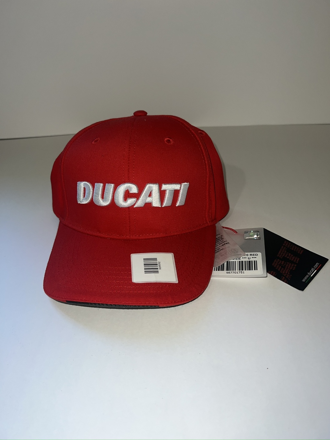 Red Ducati Baseball Cap - photo 3