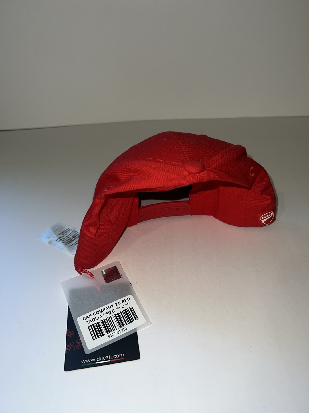 Red Ducati Baseball Cap - photo 4