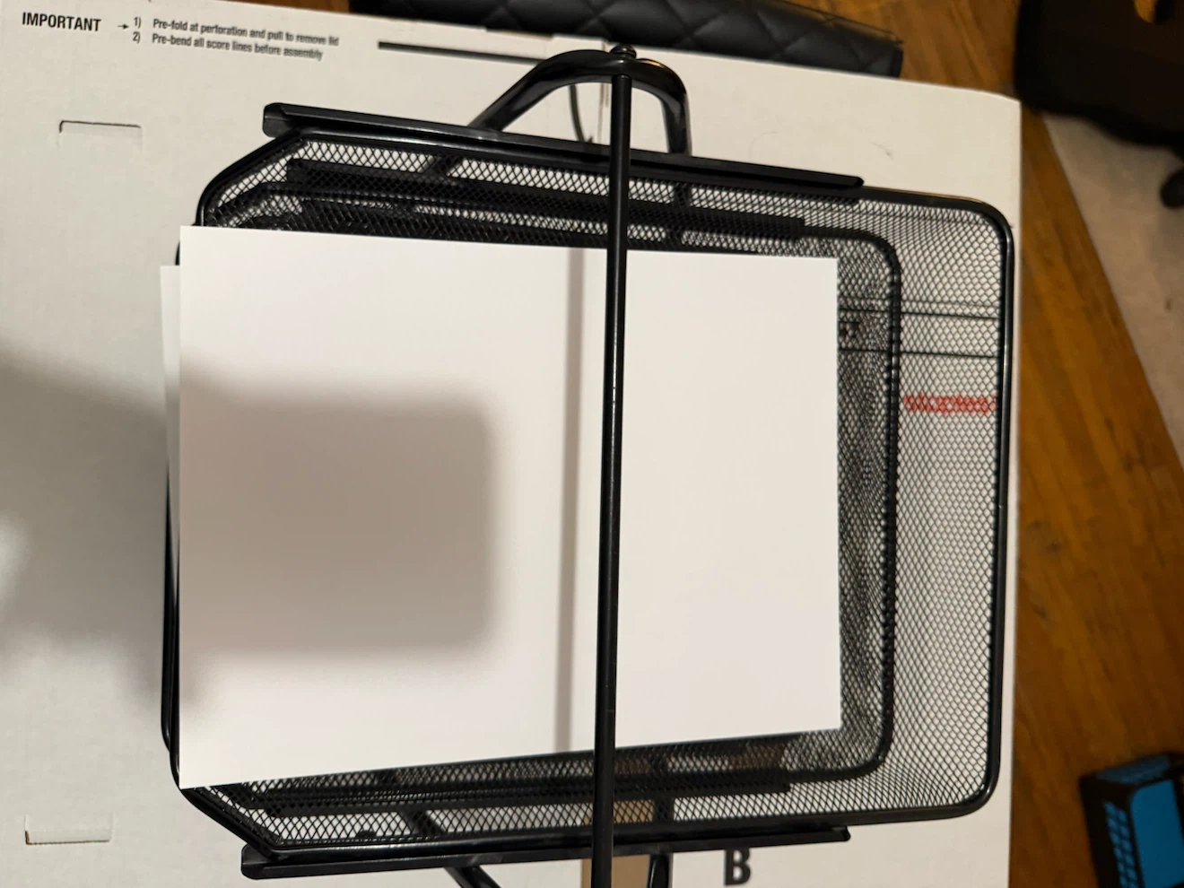Black 3-Tier Mesh Desk Organizer - photo 5